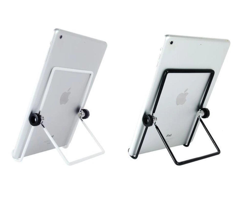 Foldable adjustable metal tablet pc stand holder