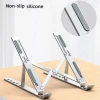 Folding Adjustable Angles Laptop Stand for Macbook Pro Air Pro 13 Inch Vertical Portable Laptop Holder Aluminum