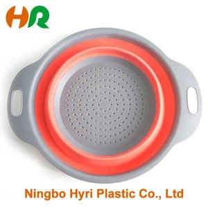 Food cleaner silicone drain basket, water proof filter