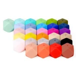 Food Grade BPA free Soft Beads Necklace baby chews baby teether toy DIY Silicone Baby Teething Beads For Jewelry