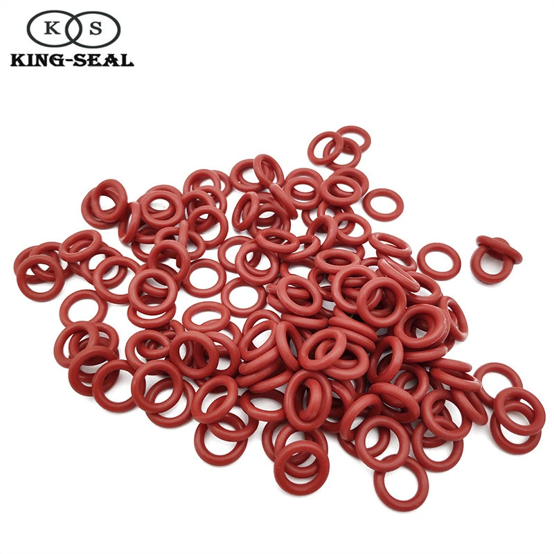 Food grade Colored various size silicone rubber matte surface o ring with high quality