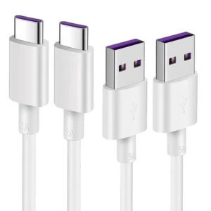 For Huawei Cable 5A Type C Super Fast Charging QC 3.0 Data Transfer USB-C Charger Cable For Huawei For Xiaomi For Vivo