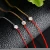 Import Foreign Trade hot-selling popular single diamond half-chain red hand rope from China
