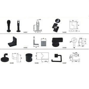 Foshan Nylon Bathroom Accessories / Toilet Partition Accessories set XDF-001