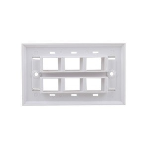 Face Plate Frame Buy Frame Face Plate Type Rj45 6 Port Wall Faceplate from Ningbo ...