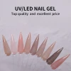 Free sample 2020 New VDN Jelly Transparent Color Gel Nail Polish Clear UV Gel polish Low MOQ Private Label