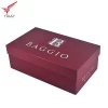 Free sample customized design corrugated paper shoe packaging boxes white logo box