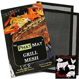 Free Sample Non-stick Barbecue BBQ Grill Mesh Mat Grill Wire Mesh