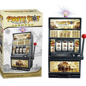 Free Sample Piggy Bank Toy Lucky Sevens Jumbo Slot Machine Banking Game Casino Jackpot Slot Machine Play Toy W/ light and Sound