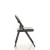 Import FREE SAMPLE Vinyl Folding Chair Black garden event party used cheap metal folding chair wedding chair from China