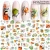 Import Free Shipping New Foil Transfer Paper Nail Sticker 3D Adhesive Sticker Color Fruit Summer Beach Flower Nail Art Decoration from China