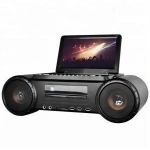 Free Shipping Portable DVD Player Karaoke ATV FM Radio Car DVD VCD MP3 Player