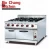 Import freestanding gas cooking range with gas grill and gas oven for hotel restaurant from China