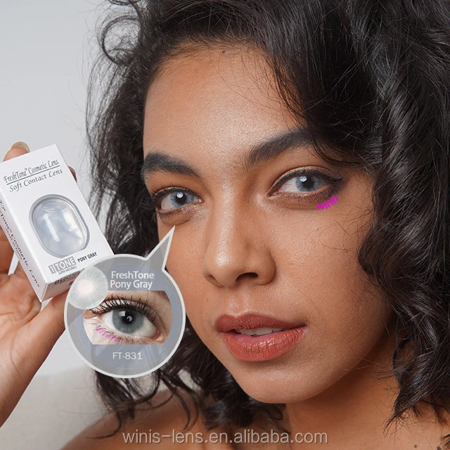 FreshTone Super Natural wholesale Soft Contact Lenses  hazelnut six month Dia 14.5mm cheap price