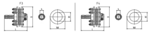 Friction torque limiter FFVS3-FFVS4 Series, PTO drive shaft for agricultural machines, China manufacturer OEM / ODM