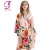 FUNG 3017 Customized Silk Floral Kimono Bridesmaid Bathrobes