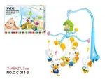 Funny Bed Ring Toy Baby Musical Mobile Cartoon Bed Bell Baby Mobile For Newborns Baby Crib Hanging Toy