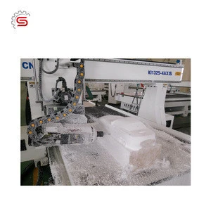 Furniture making carving cnc router machine STR1325K 4AXIS