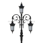 Garden decorative post top light fixture, led street garden light