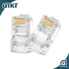 Gcabling Hot Sale High Quality Cat6a Rj45 Connector Plug Shielded For Fat Cable With Cable Holder