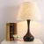 Import Generous Ornament Drilling Painting and Polishing Handmade Fabric Energy Saving Soft Light Novel Table Lamps from China