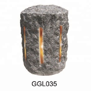 GGL035 Special Cheaper Natural  Stone  Products Granite Lantern  for Stone Garden Wholesale