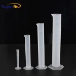 Glass graduated cylinder set for laboratory