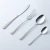 Import Good quality 18/0 jieyang 4pcs silverware reusable picnic flatware set stainless steel cutlery with gift box from China