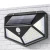Import Good Quality Waterproof Power Rechargeable Battery Outdoor Led Street Light 100 Led sensor Solar wall Light from China