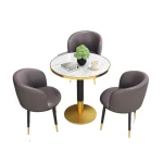 Guangdong Luxury modern living room wood dining restaurant chairs