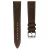 Import Handcrafted vintage oil wax genuine leather watch band strap for UK custom engraved stamp private LOGO mens leather watch bands from China