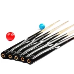 Handmade 3/4 or 1/2  joint Maple wood Snooker and billiard cue pool cue manufacturer