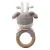 Import Handmade Baby Beech Wooden Teether With Crochet Animal Hand Hook Play Toy Hand Crochet Baby Toys from China