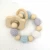 Import handmade cotton crochet beads and wooden beads teether nursing toy Grasping Teething Toy from China