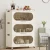 Import Have wheels Kitchen rack organizer Multi-layer stackable storage bins Dustproof storage rack with cover Widening large capacity from China