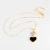 Import Heart Shape Design Fashion Gold Plating CZ Charm Jewelry Sets Best Girlfriend Gift from China