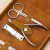 Import high class quality 9 pcs manicure kit in leather for sale from China