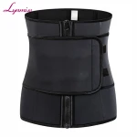 High Compression Latex Neoprene Slimming Belt Zipper Waist Trainer Private Label Waist Support Belt Workout Waist Trainer