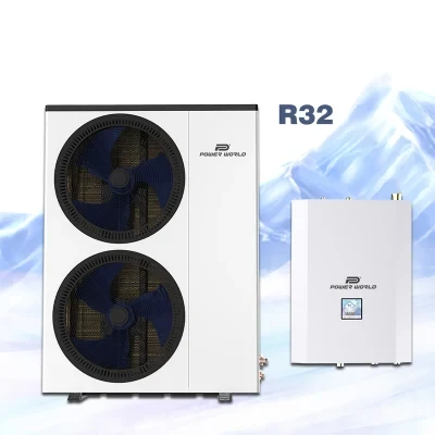 High Cop Intelligent PCB Controller Split Heatpump System Air Source R32 Heat Pump