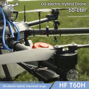 High Efficiency 60L Pesticide Maquinaria Agricola Agriculture Sprayer Hybrid Drone
