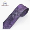 high end flower pattern silk mens cravat tie