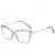 Import high end vintage fashion clear square transparent glasses frames optical eyeglasses frames wholesale unisex from China