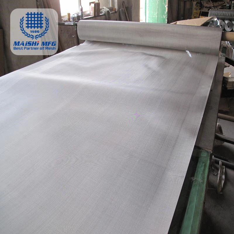 High Grade Micron Stainless Steel Wire Mesh Woven Screen Net