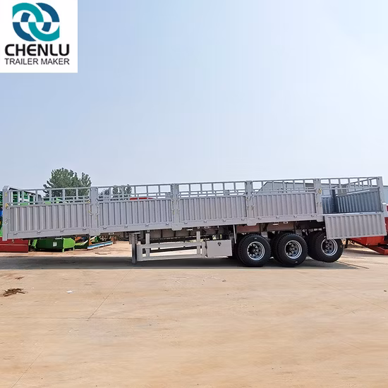 High Quality 2/3/4 Axles Fence Semi Trailer Livestock Animal Heavy Duty Transport Truck Semi Trailer