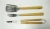 Import High quality 3pcs BBQ grill tools set with bamboo portable box BBQ set tools with bamboo handle from China