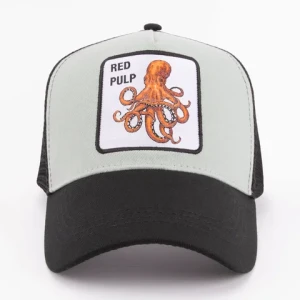 High Quality 5 Panel Grey 3d Embroidery Model Mesh Casual Trucker Caps For Fishing