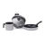 Import High Quality 7 Pcs Carbon Steel Nonstick Cookware cooking kitchen pots and Pans Set non stick cookware sets from China
