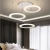 Import High Quality Aluminum House Decoration Modern Style Acrylic Led Hanging Pendant Light from China