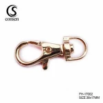 High quality bag clasps lobster swivel snap trigger clips metal snap hook for bags