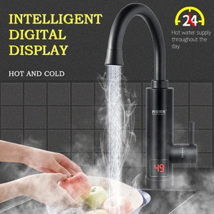 High Quality Basin LED Digital Display Automatic Instant Heating Water Faucet